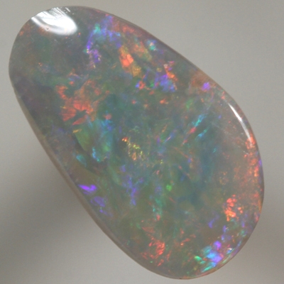 SOLID SEMI BLACK OPAL Bright fire red, magenta and orange